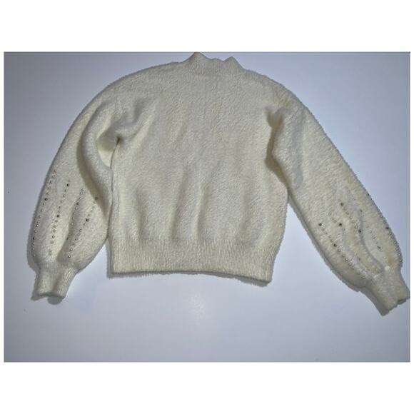 Philosophy women’s super soft with pearl beads on sleeves sweater - Picture 4 of 13